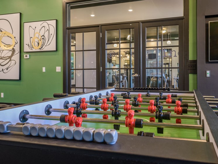 Foosball Table at Abberly Square Apartment Homes, Waldorf